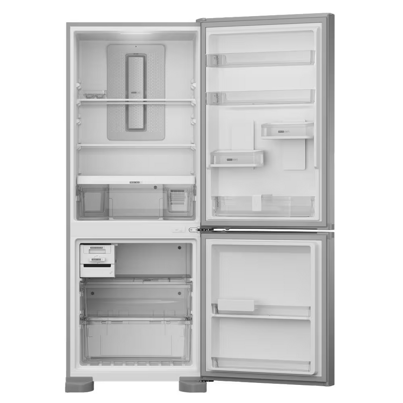 Geladeira Brastemp BRE57FK Frost Free Inverse com Painel Digital, Turbo Freezer e Ice Inox – 447L