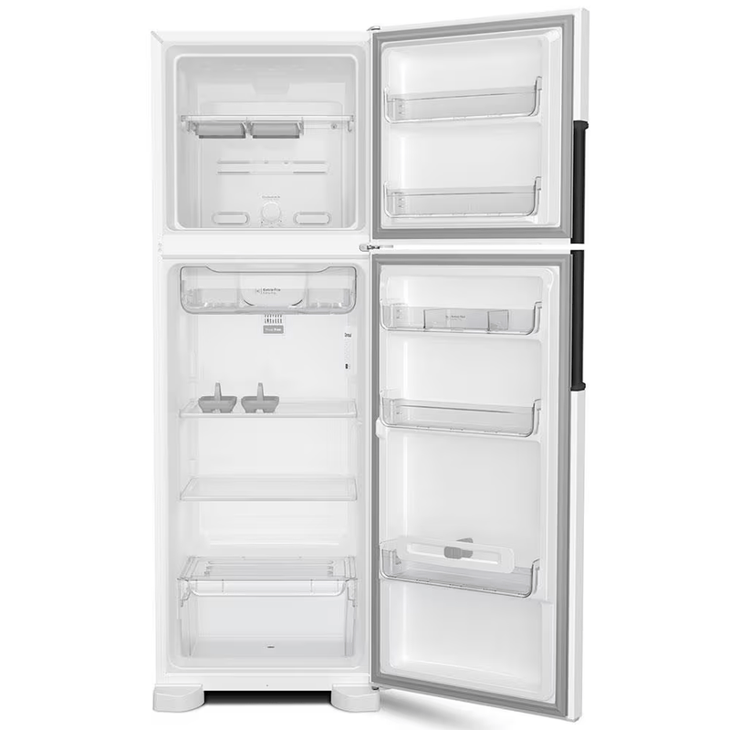 Geladeira Consul Duplex CRM44AB Frost Free 386L com Altura Flex, Função Turbo, Iluminação em LED e Freezer Espaçoso - Branca