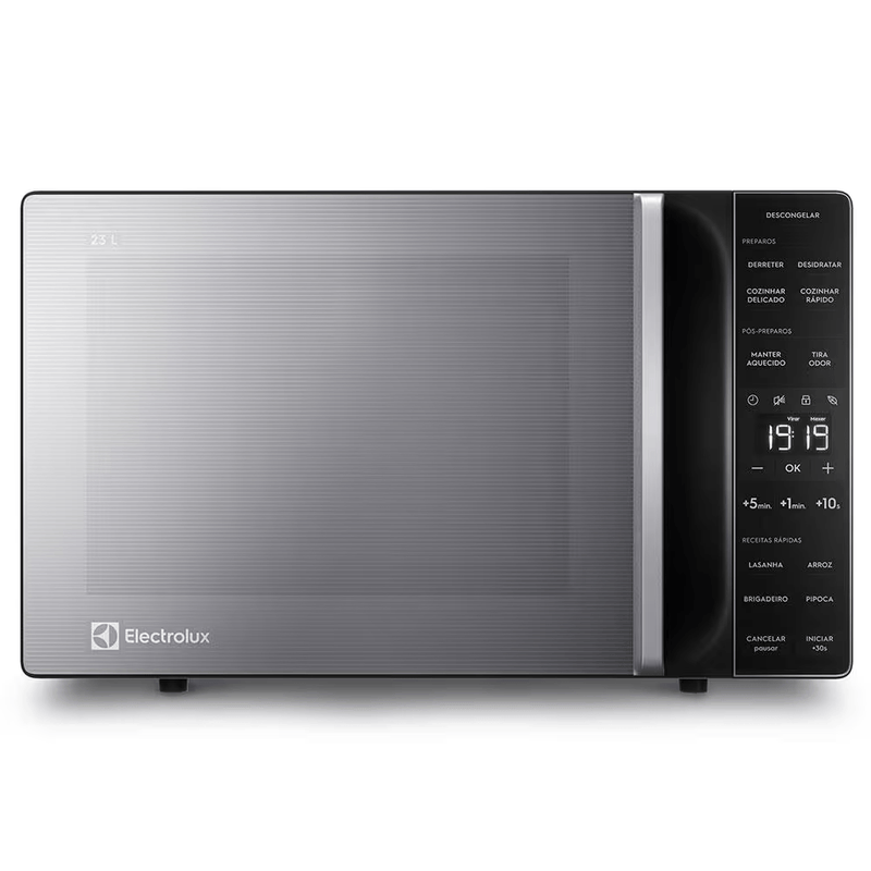 Forno de Micro-ondas Electrolux Efficient ME23S com Função Manter Aquecido Prata - 23L