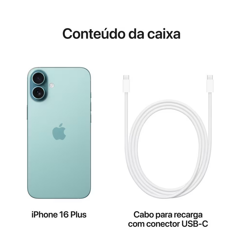 Apple iPhone 16 Plus 256GB - Verde-acinzentado